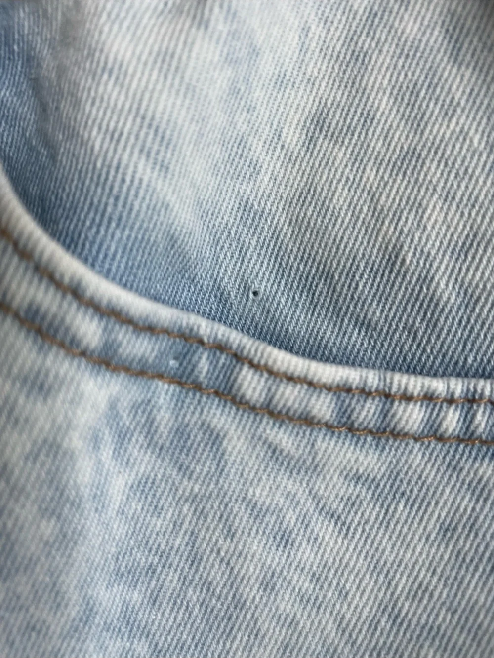 Anthropologie Fully Dressed Denim Scallop Pocket Long-Length Jorts 90s y2k 4
